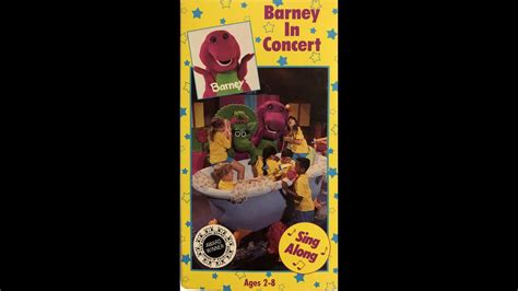 <b>Opening</b> <b>to</b> <b>Barney</b> <b>in</b> <b>Concert</b> <b>1991</b> <b>VHS</b>. . Opening to barney in concert 1991 vhs